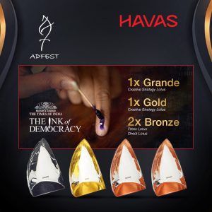 ‘Ink of Democracy’ by Havas Creative India Triumphs at ADFEST 2025, Wins Coveted Grande