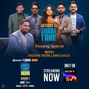 Sony LIV Shark Tank India - Divyang Special episode available with Indian sign language interpretation