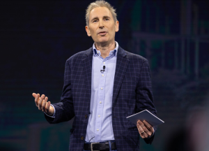 Amazon CEO Andy Jassy explains how Amazon’s large grocery business is evolving.
