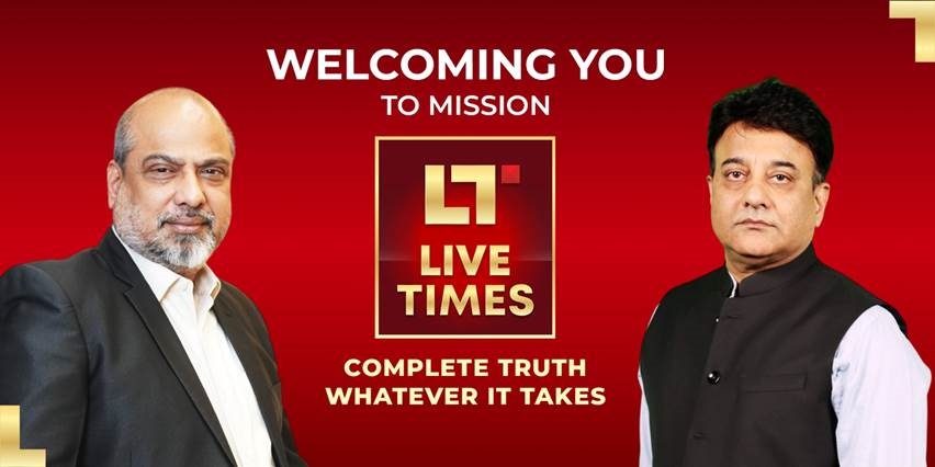 Veteran TV journalist Rana Yashwant with Live Times for fact-based programming