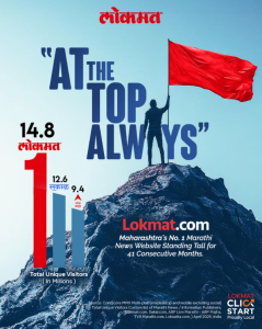 Lokmat.com Crowned Maharashtra’s Pride: Retains No.1 Position in Digital Regional News for 40 Consecutive Months