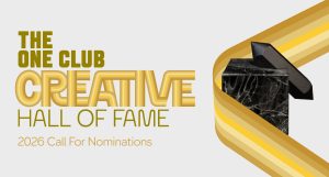 The One Club Opens Global Nominations For 2026 Creative Hall of Fame