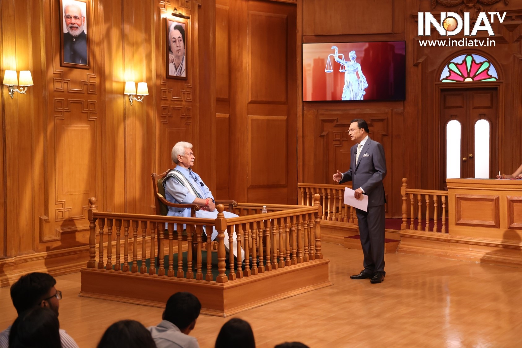 Jammu and Kashmir LG Manoj Sinha gets emotional in Aap Ki Adalat show