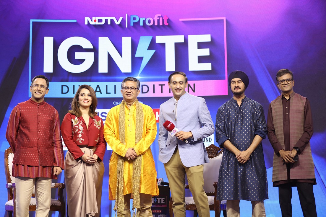 NDTV Profit IGNITE Debuts with a Defining Dialogue for Samvat 2082
