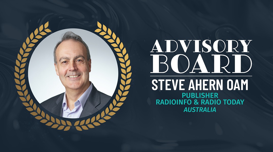 NYF Radio Awards Welcomes Publisher and Media Expert Steve Ahern OAM to the 2026 Advisory Board