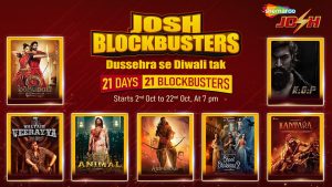 21 Days. 21 Blockbusters. A Festive Movie Bonanza on Shemaroo Josh