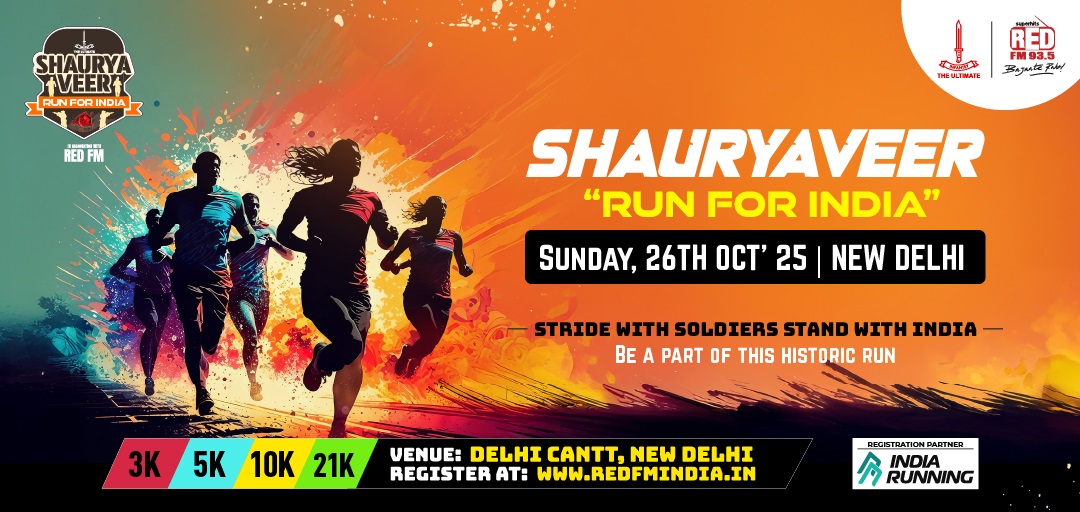 Shauryaveer Run 2025: The Indian Army & Red FM Celebrate Courage, Camaraderie, & Fitness