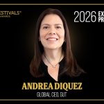 Andrea Diquez, Global CEO of GUT, Appointed Executive Jury President for the 2026 NYF Advertising Awards