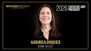 Andrea Diquez, Global CEO of GUT, Appointed Executive Jury President for the 2026 NYF Advertising Awards