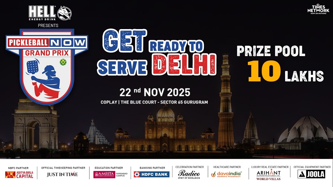 Times Network Announces Pickleball Now Grand Prix in Delhi