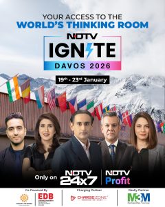 This January, NDTV Returns to the World’s Thinking Room, Bringing India’s Voice into the Global Conversation