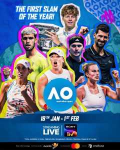 Sony LIV serves grand slam action with The Australian Open 2026
