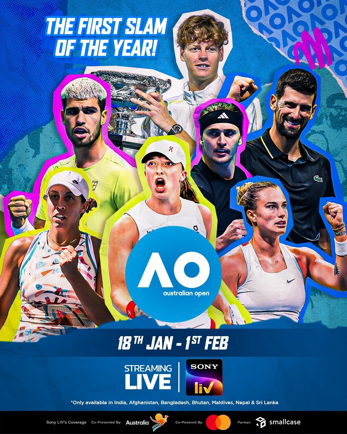 Sony LIV serves grand slam action with The Australian Open 2026