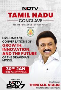 Tamil Nadu CM MK Stalin, Kamal Haasan and Udhayanidhi Stalin to Share the Stage as NDTV Brings Tamil Nadu’s Biggest Political Voices Together Ahead of 2026 Polls