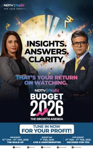 NDTV Profit Launches "Return on Watching’ – A High-Impact Editorial Campaign for Union Budget 2026