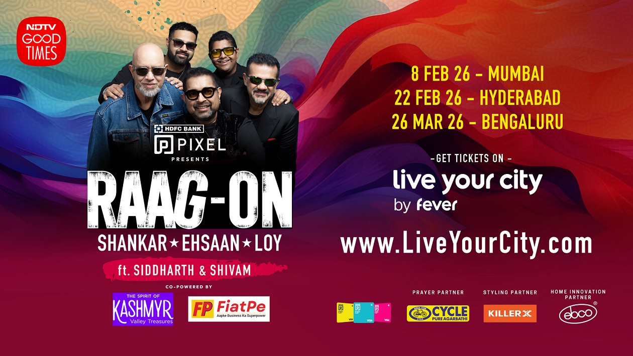 NDTV Good Times Announces Shankar–Ehsaan–Loy’s First-Ever India Tour