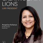 Anupriya Acharya becomes first Indian Jury President for Creative Data Lions, at Cannes Lions 2026
