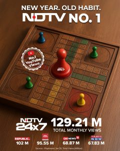 NDTV Establishes Clear Digital Leadership with Strong January Viewership