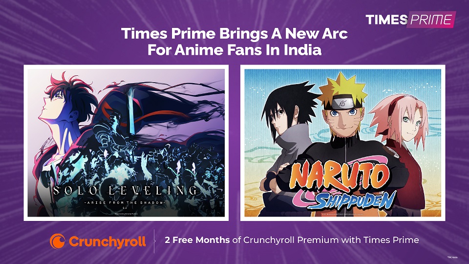 Times Prime Partners With Crunchyroll