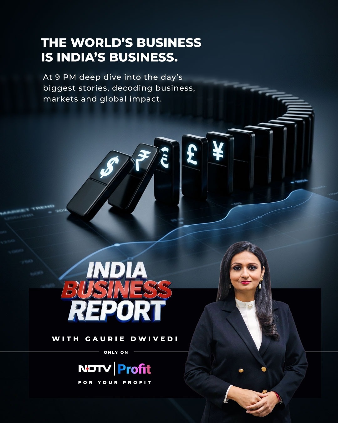 NDTV Profit Launches ‘India Business Report’ at 9 PM, anchored by Gaurie Dwivedi