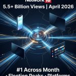 Network18 Leads Election Coverage on YouTube, Emerges No.1 in April 2026 with 5.5+ Billion Overall YouTube Views