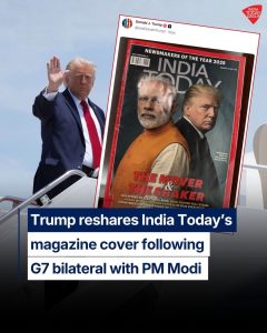 Anticipation Mounts Following President Trump’s Resharing of Iconic India Today Cover