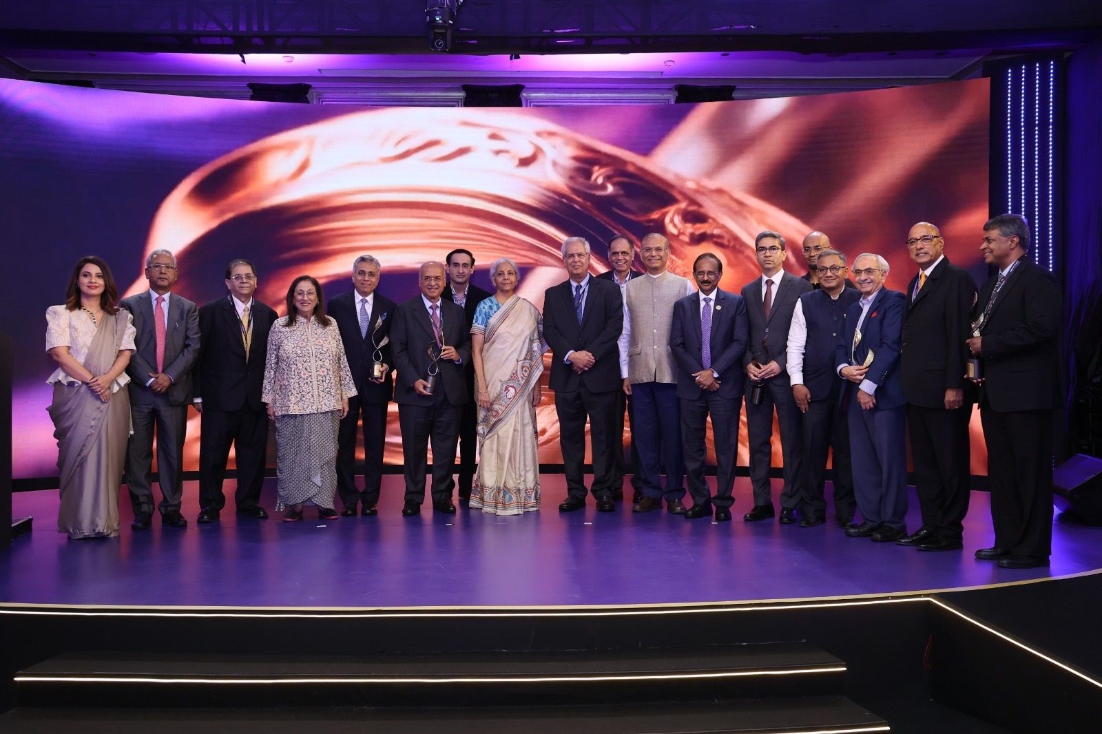 Finance Minister Nirmala Sitharaman Honours the Winners of the NDTV Profit Business Leadership Awards 2026