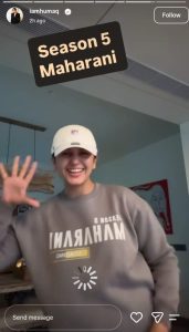 Huma Qureshi announces Maharani season 5 on her Instagram