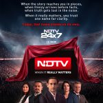 NDTV 24x7 Becomes NDTV, Unveils New Identity Anchored In 'When It Really Matters'