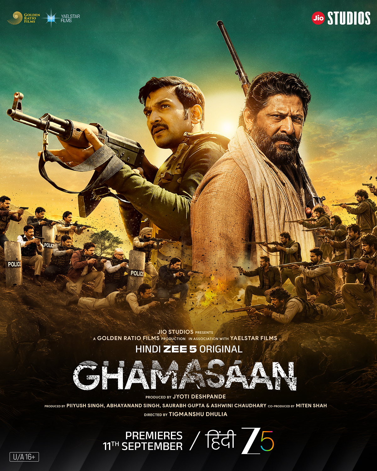 Zee 5 unveils the trailer of Jio Studios and Golden Ratio Films’ Ghamasaan