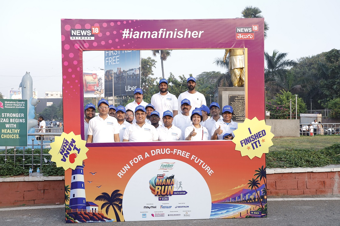 Network18’s ‘Mana Run’ Vizag South Edition Unites Thousands for Fitness & a Drug-Free India