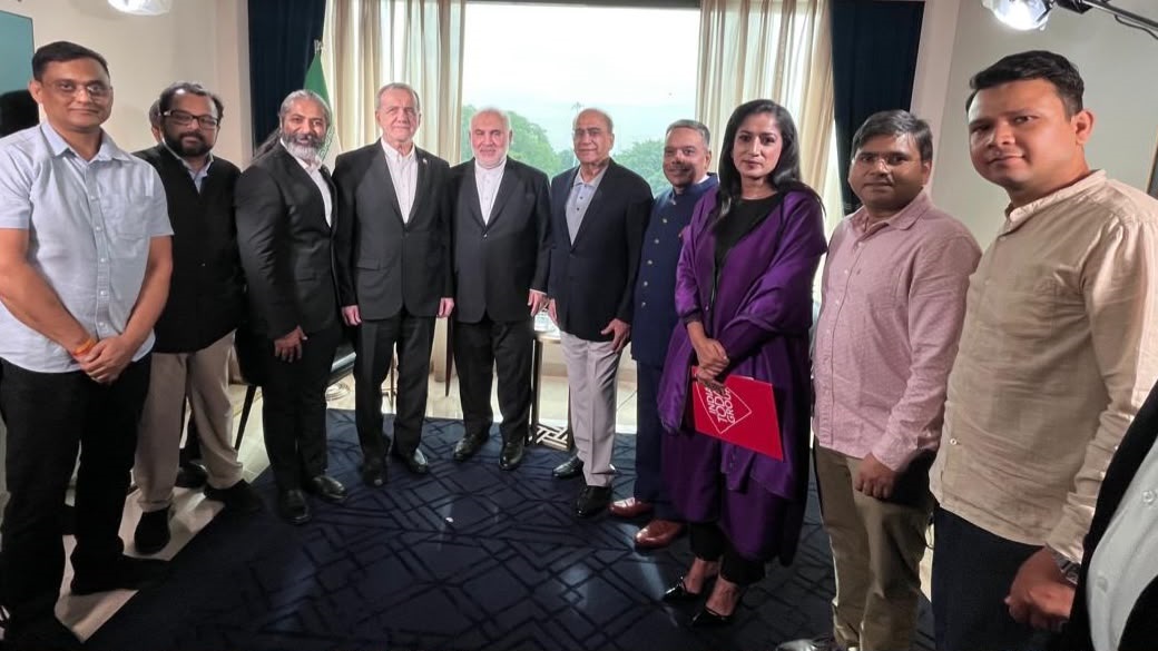 Iran President Pezeshkian's Mega Exclusive With India Today tonight at 8 PM