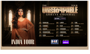 From Global Stages to India: BAE Announces Shreya Ghoshal's "The Unstoppable Tour" Across 14 Cities