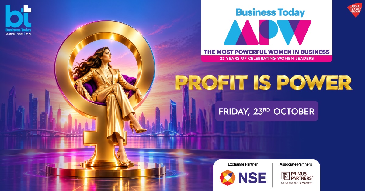 Business Today to Host 23rd Most Powerful Women in Business Awards at the National Stock Exchange of India